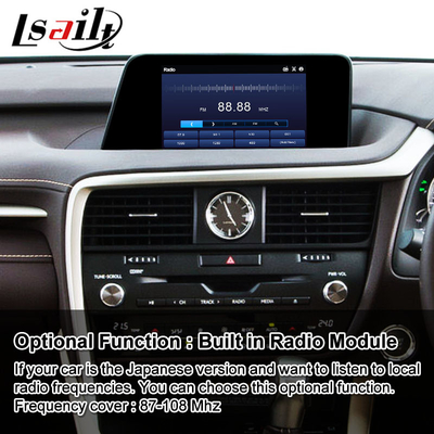 Lsailt Android Multimédia Interface para Lexus RX200T RX350 RX300 RX Mouse Control 2016-2019