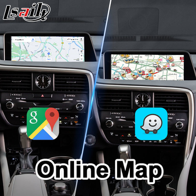 Lsailt Android Carplay Interface para Lexus RX 450h 200T 350 450L 350L 300 F Sport 2016-2019