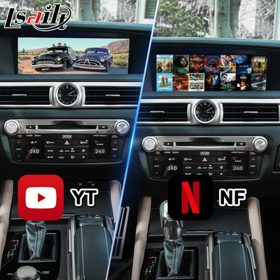 Lsailt Lexus Interface de vídeo para GS350 GS200t GS300h GS450h AWD F Sport 2016-2020