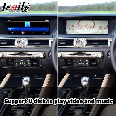 Lsailt sem fio Android Auto Carplay Interface para Lexus GS300h GS200t GS350 GS450h GSF GS L10 2016-2020