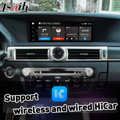 Lsailt Android Auto Carplay Interface para Lexus GS350 GS200t GS300h GS450h AWD F Sport 2016-2020