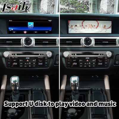 Android Auto & Carplay Interface para Lexus GS 350 200t 300h 450h AWD F Sport 2016-2020