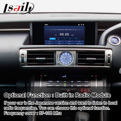 Lsailt Android Multimédia Interface para Lexus IS 300h 250 350 200t 300 AWD F Sport XE30 2013-2016