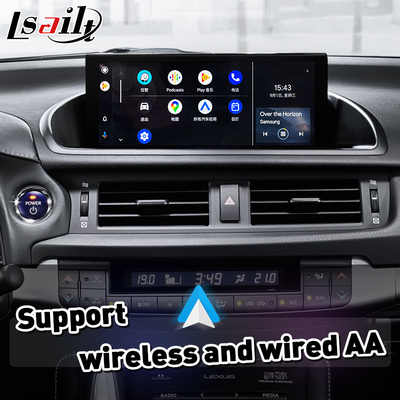 Carplay sem fio e interface automática Android para Lexus CT 200h FSport CT 2017-2022