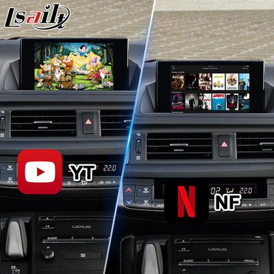 Lsailt Android Interface de vídeo para Lexus CT200h CT F Sport Mouse Control 2014-2017