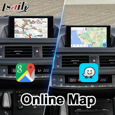 Lsailt Android Interface de vídeo para Lexus CT200h CT F Sport Mouse Control 2014-2017