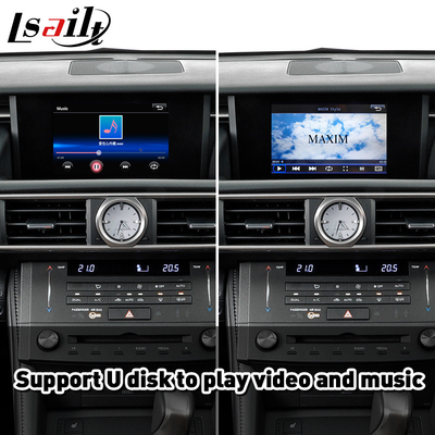 Interface sem fio Android Auto Carplay para Lexus RC 350 300h 200t 300 AWD F Sport 2014-2018