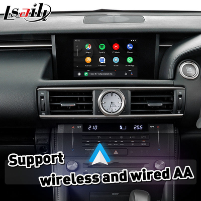 Interface sem fio Android Auto Carplay para Lexus RC 350 300h 200t 300 AWD F Sport 2014-2018