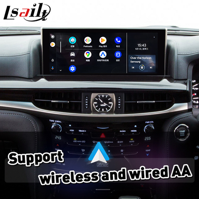 CP sem fio AA Android Auto Carplay Interface para Lexus LX 450d 570 570s VDJ200 J200 2016-2021