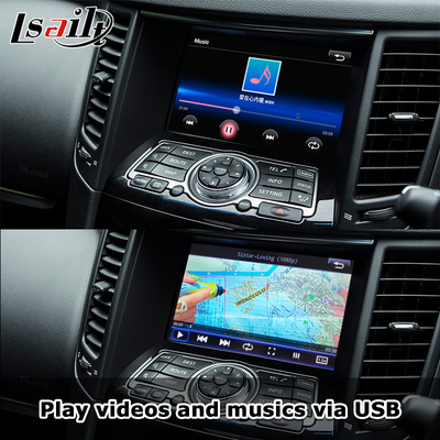 Lsailt CarPlay Interface para Infiniti QX70 FX50 FX35 FX37 2011-2018 Android Auto Decoder, Instalação Pin to Pin