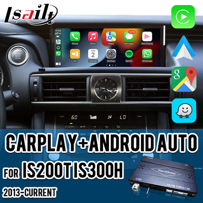 Pin to Pin Apple CarPlay Interface para Lexus IS IS250 IS350 IS300 IS200t 2013-2021 Decodificador automático Android, Mirror Link