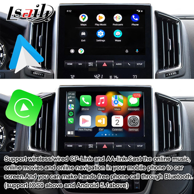 CarPlay Android Multimédia Interface de vídeo com YouTube, NetFlix, YouTube, Google Map para Land Cruiser LC200