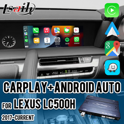 Interface CarPlay sem fio Ecrã OEM integrado para Lexus LX570 LX460d 2016-2021 Android Auto Video Interface