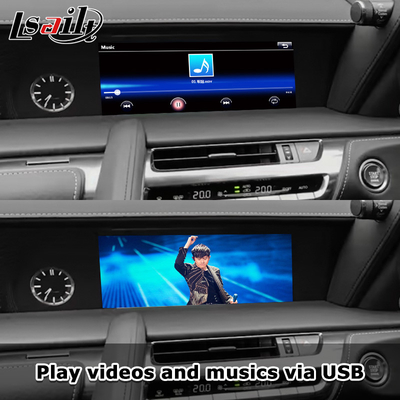 Interface CarPlay sem fio Ecrã OEM integrado para Lexus LX570 LX460d 2016-2021 Android Auto Video Interface