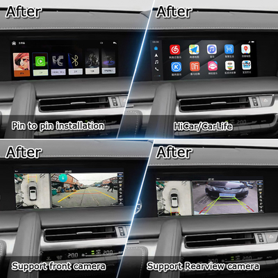 Interface CarPlay sem fio Ecrã OEM integrado para Lexus LX570 LX460d 2016-2021 Android Auto Video Interface