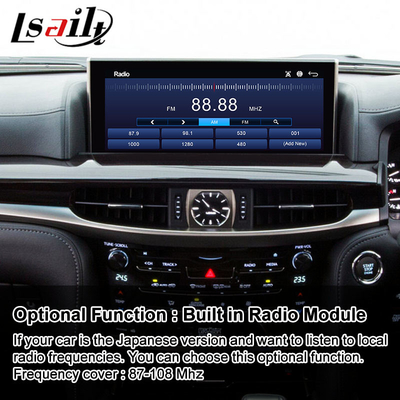 Lsailt Android Carplay Interface de vídeo para Lexus LX 450d 570 570s VDJ200 J200 2016-2021