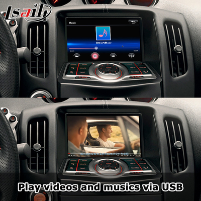 Lsailt Carplay Interface Box para Nissan 370Z 2010-2020 Android Auto Support Comando de voz, controle de direção