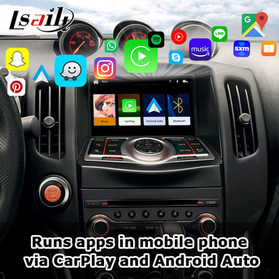 Lsailt Carplay Interface Box para Nissan 370Z 2010-2020 Android Auto Support Comando de voz, controle de direção