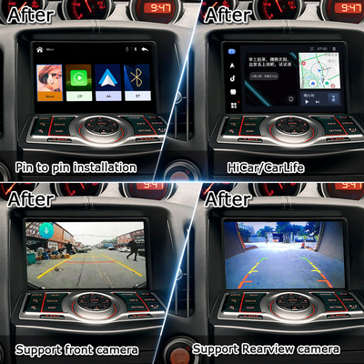 Lsailt Carplay Interface Box para Nissan 370Z 2010-2020 Android Auto Support Comando de voz, controle de direção