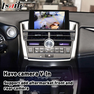 Interface Lsailt / Navihome Android Auto Carplay para Lexus NX300h NX200t Controle por Botão 2014-2017 NX ES RX