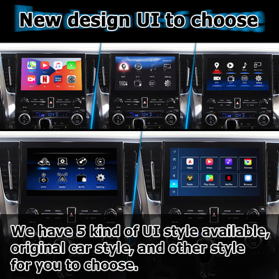 Toyota Alphard Vellfire AH30 série Android caixa de interface Carplay Qualcomm 6125 8+128GB