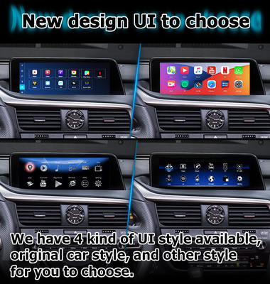 Lexus RX 8+128GB Qualcomm Android caixa de interface multimídia RX350 RX450h RX300 RX200t