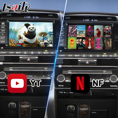 Lsailt Android Multimédia Interface de vídeo para Toyota Land Cruiser LC200 V8 LC 200 2012-2015