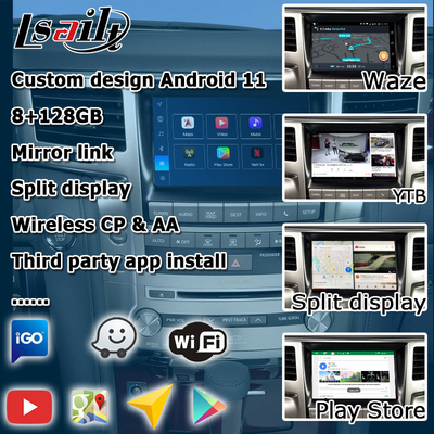 Lexus LX570 2013-2015 Android interface de vídeo baseada em Qualcomm 8+128GB Android 11