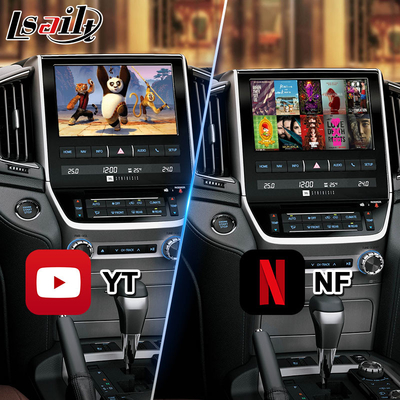 Interface de vídeo multimídia Android para Toyota Land Cruiser 200 LC200 VX VXR VX-R 2016-2021