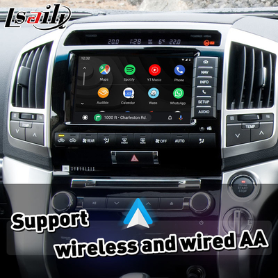 Interface de Vídeo Multimédia Android Lsailt para Toyota Land Cruiser LC 200 V8 LC200 2012-2015