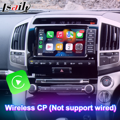Interface de Vídeo Multimédia Android Lsailt para Toyota Land Cruiser LC 200 V8 LC200 2012-2015