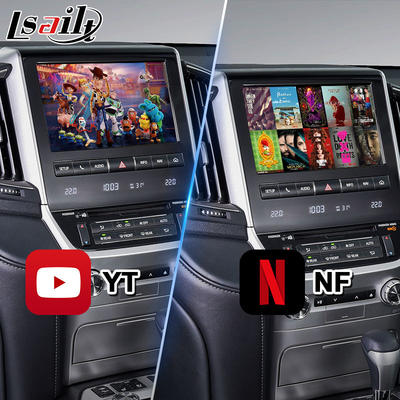Lsailt Android Multimédia Interface de vídeo para 2016-2021 Toyota Land Cruiser LC 200 GXL VX VXR VX-R Sahara LC200
