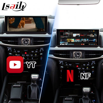 Interface de Vídeo Multimídia Lsailt Android Carplay para Lexus LX 570 LX450d LX570 2016-2021