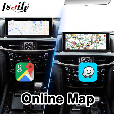 Interface de Vídeo Multimídia Lsailt Android Carplay para Lexus LX 570 LX450d LX570 2016-2021