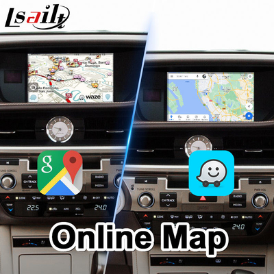 8+128GB Lsailt Android Interface de vídeo de navegação Para Lexus ES 350 300h 250 200 XV60 Controle de mouse 2012-2018