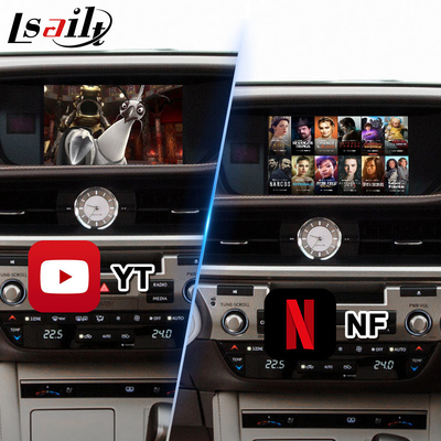 8+128GB Lsailt Android Interface de vídeo de navegação Para Lexus ES 350 300h 250 200 XV60 Controle de mouse 2012-2018