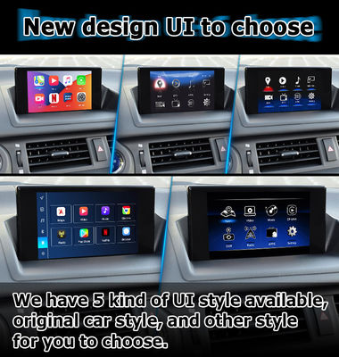 Lexus CT200h Android 13 interface de vídeo carplay Android base automática em Qualcomm 8+128GB