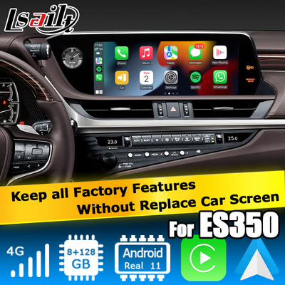 Lexus ES300h ES350 ES250 ES200 Android 13 interface de vídeo carplay android auto