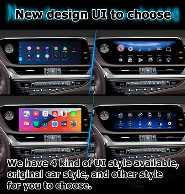 Lexus ES300h ES350 ES250 ES200 Android 13 interface de vídeo carplay android auto