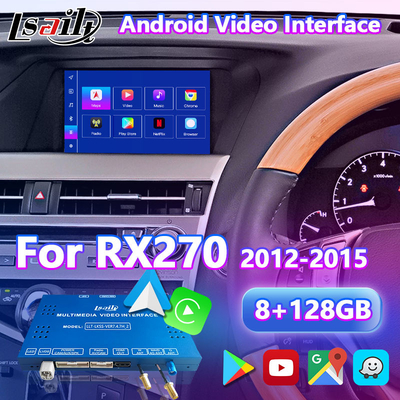 Lsailt 8+128GB Android Multimédia Interface de vídeo para 2012-2015 Lexus RX270 RX350 RX450h