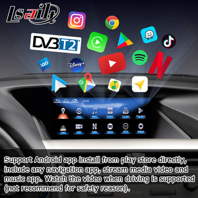 10.25 polegadas Lexus Android Screen com Carplay Android Auto Lsailt Para RX350 RX450h