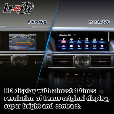 10.25 polegadas Android 8+128 Carplay Android Auto Atualização do ecrã HDMI Para Lexus IS200t IS350 IS300