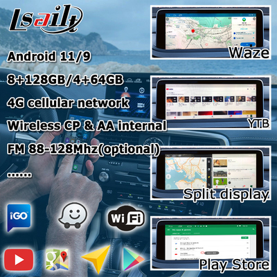 HD 12,3 polegadas Android atualização de tela para Lexus RX350 RX450h Lsailt Android Auto Carplay