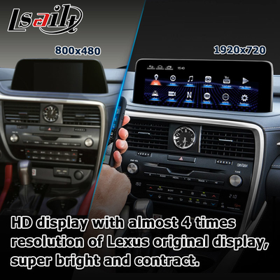 HD 12,3 polegadas Android atualização de tela para Lexus RX350 RX450h Lsailt Android Auto Carplay