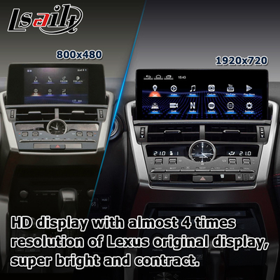 NX300 NX300h Lexus Android tela grande 10,25 polegadas Android Carplay atualização