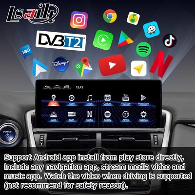 NX300 NX300h Lexus Android tela grande 10,25 polegadas Android Carplay atualização