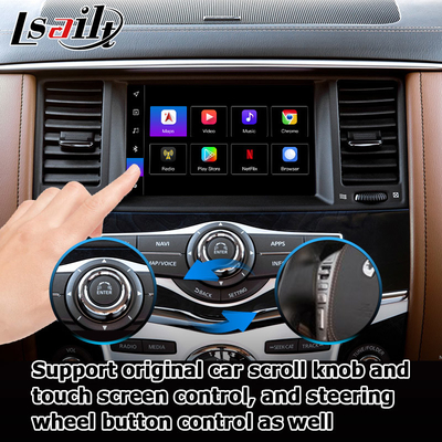 Carplay Android Auto Multimédia Interface Box Interface de vídeo Infiniti QX80 2018