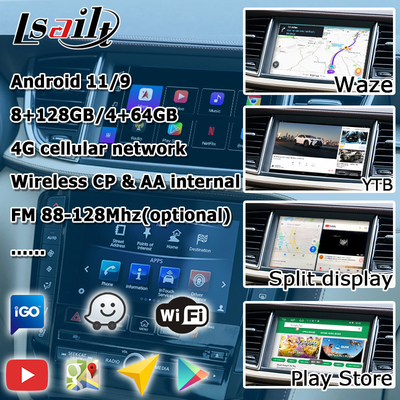 Carplay Navegação Android Navegação Interface de vídeo Infiniti QX50 2018