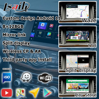 Nissan Pathfinder Andorid 11 Carplay Android sistema de navegação automática Navegação online Reprodução de vídeo