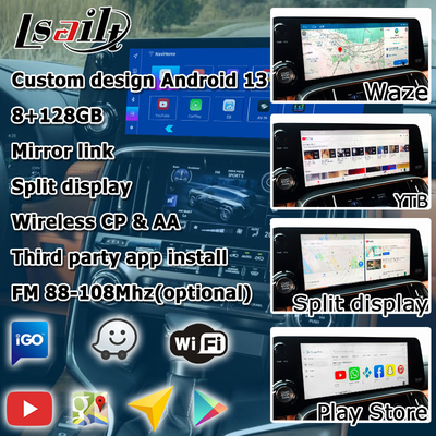 Lexus LX600 LX700h 2022 Interface de vídeo multimídia Android baseada no Qualcomm 6125 8+128 Android 13